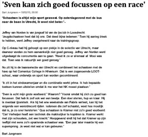 Interview Volkskrant 2010